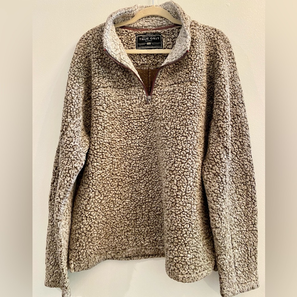 True Grit Sherpa Pullover - Large
